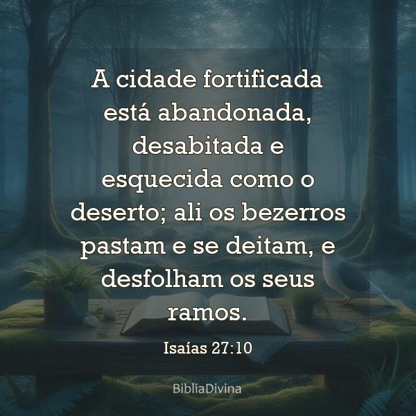 Isaías 27:10