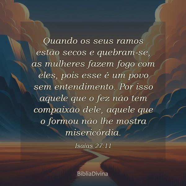 Isaías 27:11