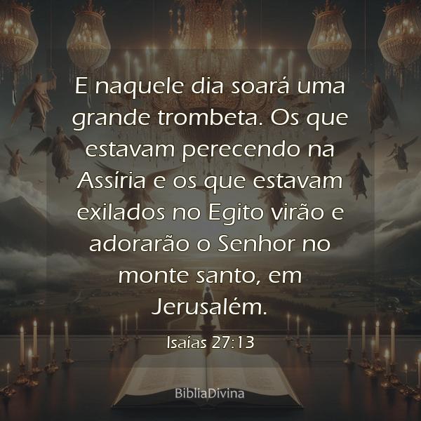 Isaías 27:13