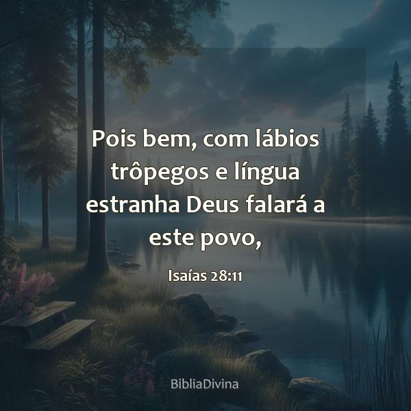 Isaías 28:11