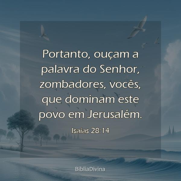 Isaías 28:14