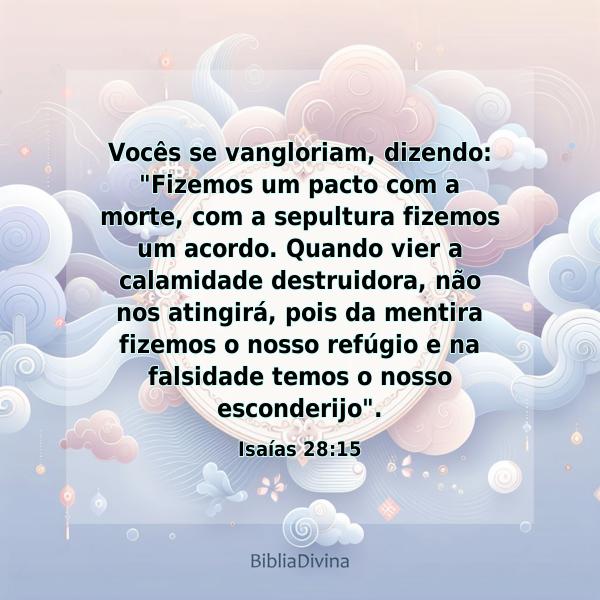 Isaías 28:15