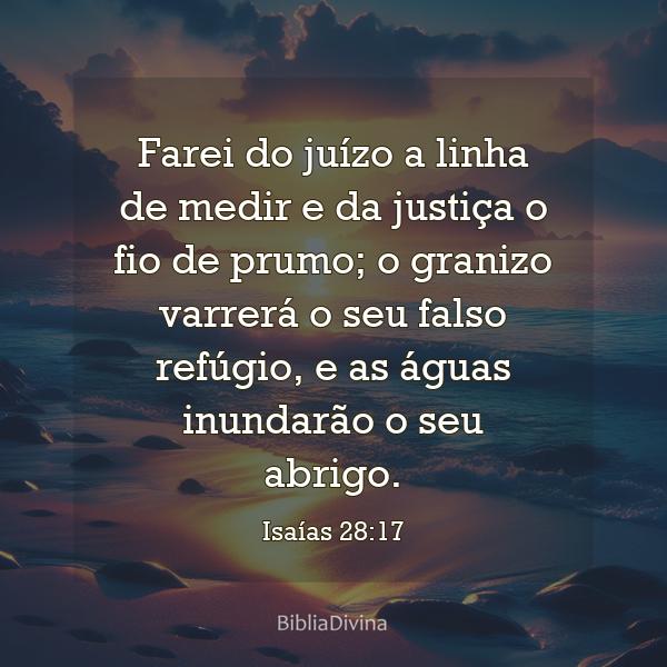 Isaías 28:17