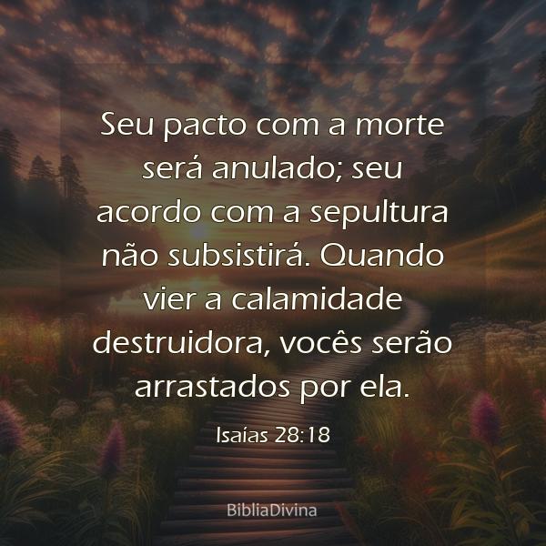 Isaías 28:18