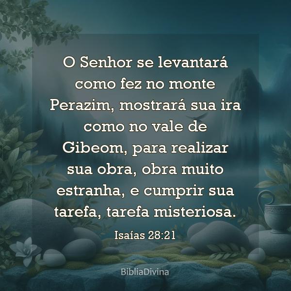 Isaías 28:21