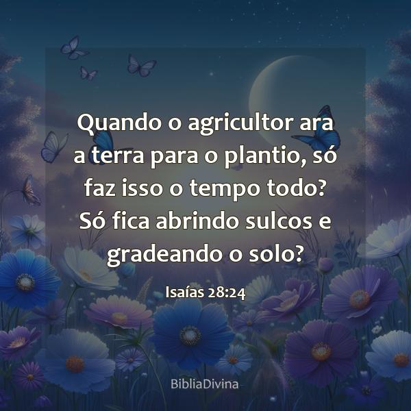 Isaías 28:24