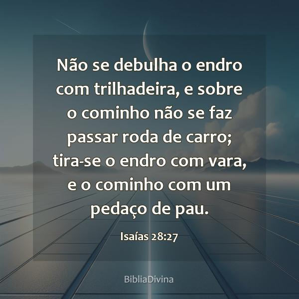 Isaías 28:27