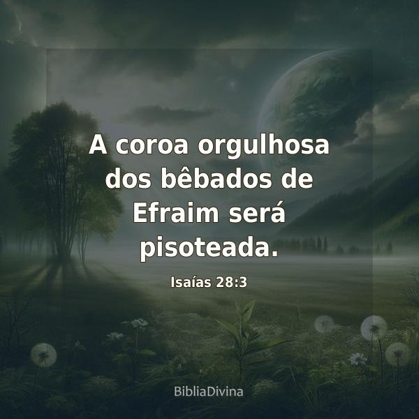 Isaías 28:3