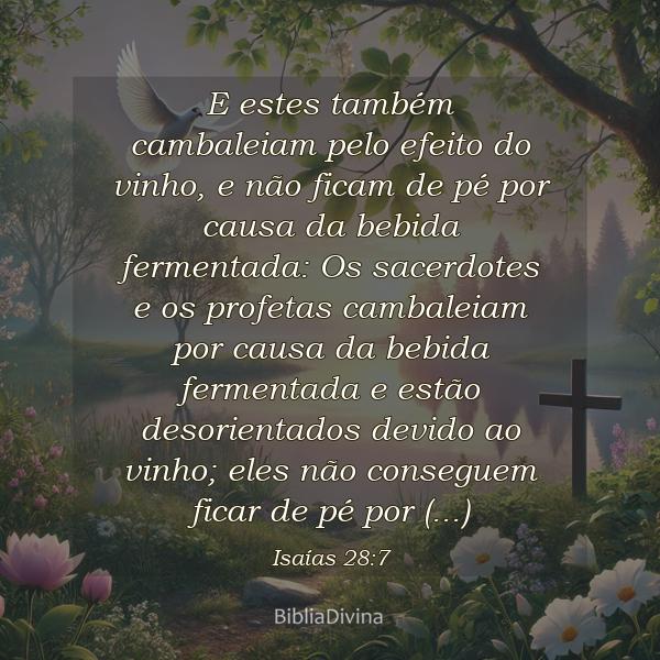 Isaías 28:7