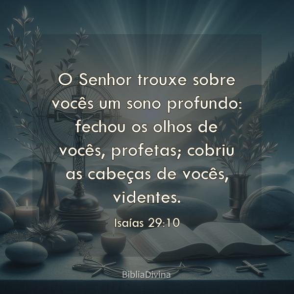 Isaías 29:10