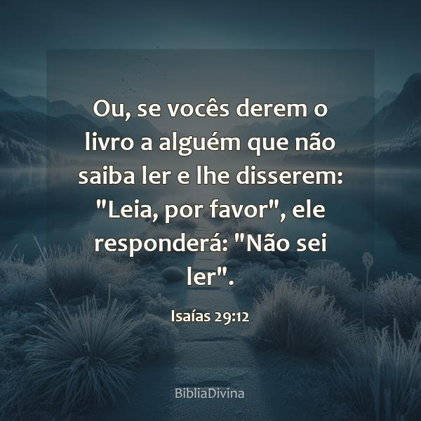 Isaías 29:12