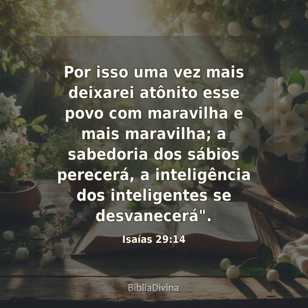 Isaías 29:14