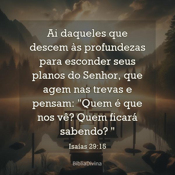 Isaías 29:15