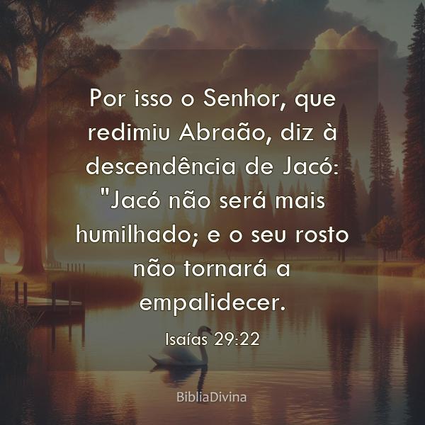 Isaías 29:22