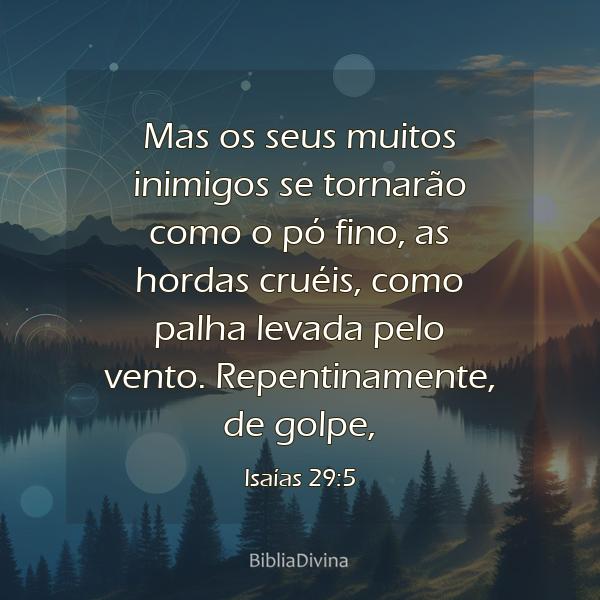 Isaías 29:5