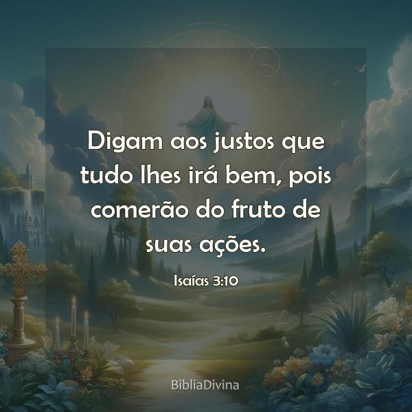 Isaías 3:10