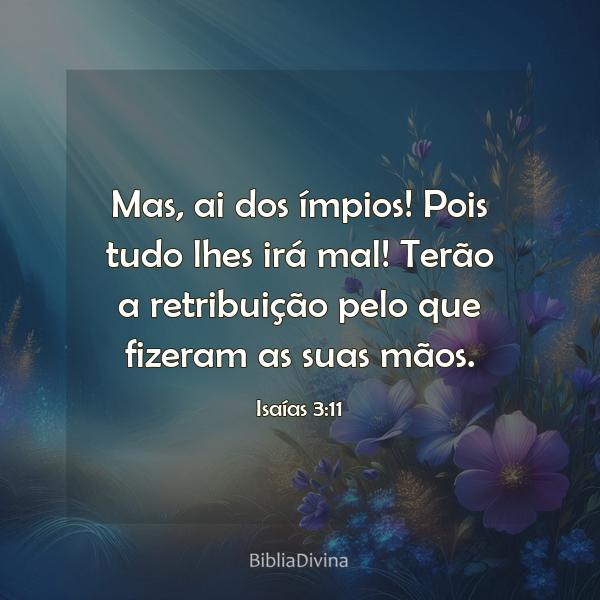 Isaías 3:11