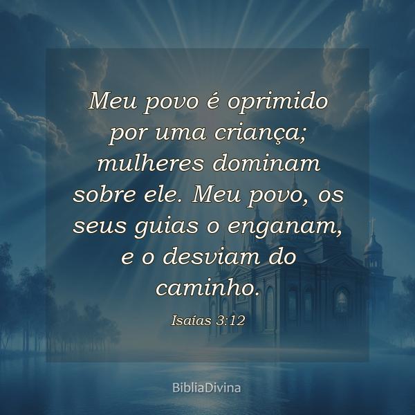 Isaías 3:12