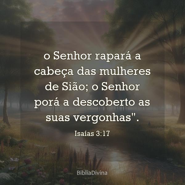 Isaías 3:17