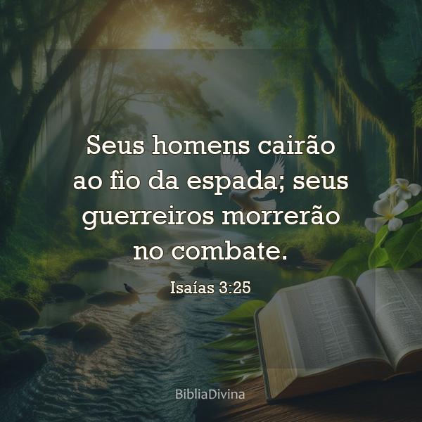 Isaías 3:25