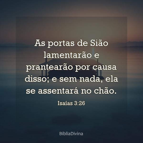 Isaías 3:26