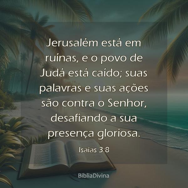 Isaías 3:8