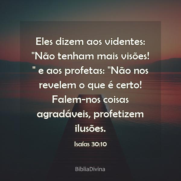 Isaías 30:10