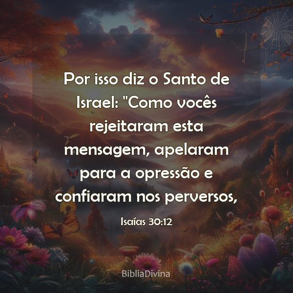 Isaías 30:12