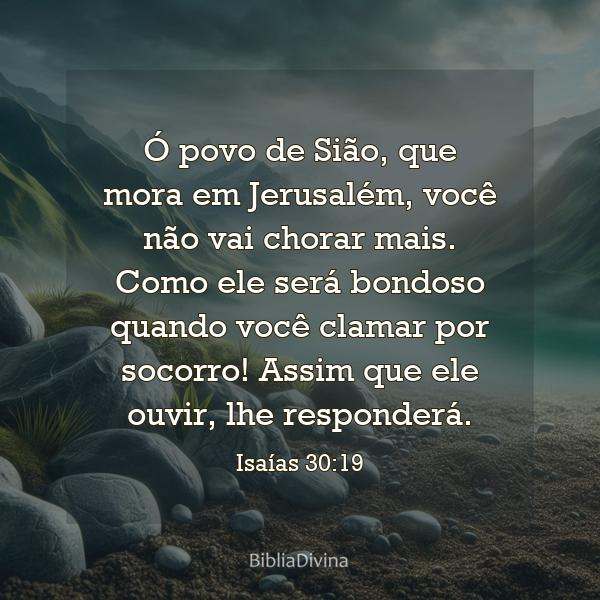 Isaías 30:19