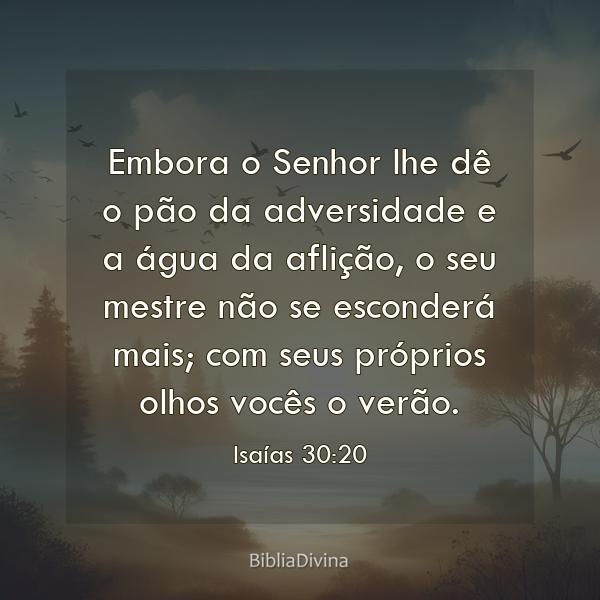 Isaías 30:20