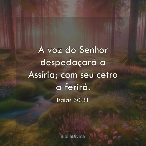 Isaías 30:31