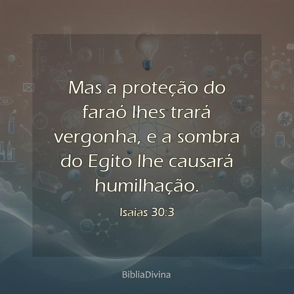 Isaías 30:3