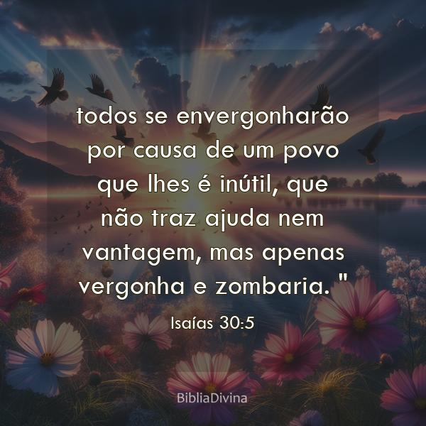 Isaías 30:5