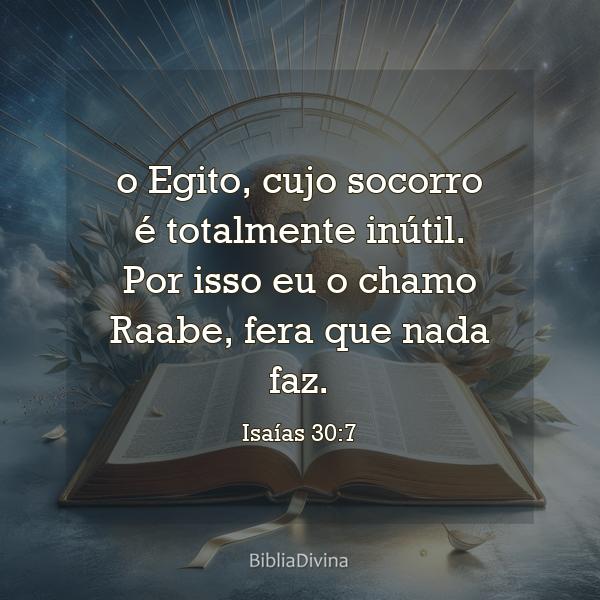 Isaías 30:7