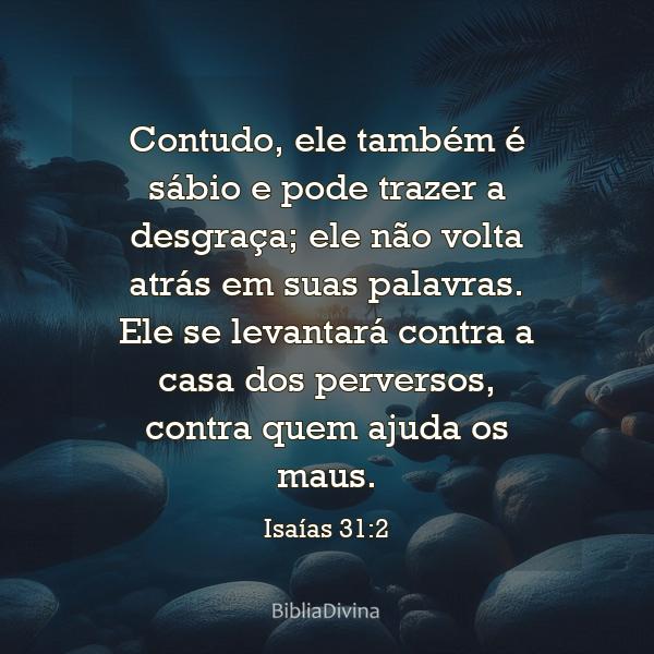 Isaías 31:2