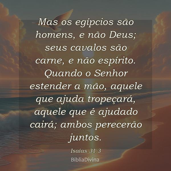 Isaías 31:3