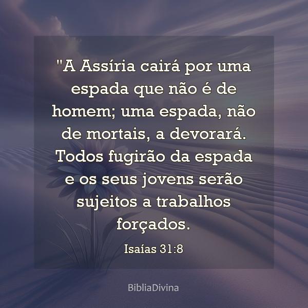 Isaías 31:8