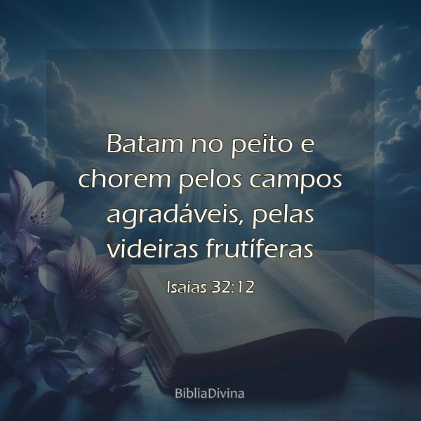 Isaías 32:12