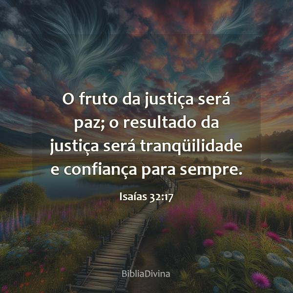 Isaías 32:17