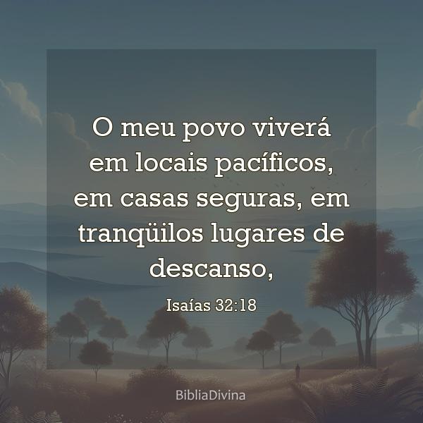 Isaías 32:18