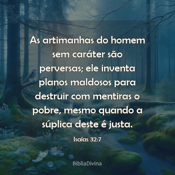 Isaías 32:7