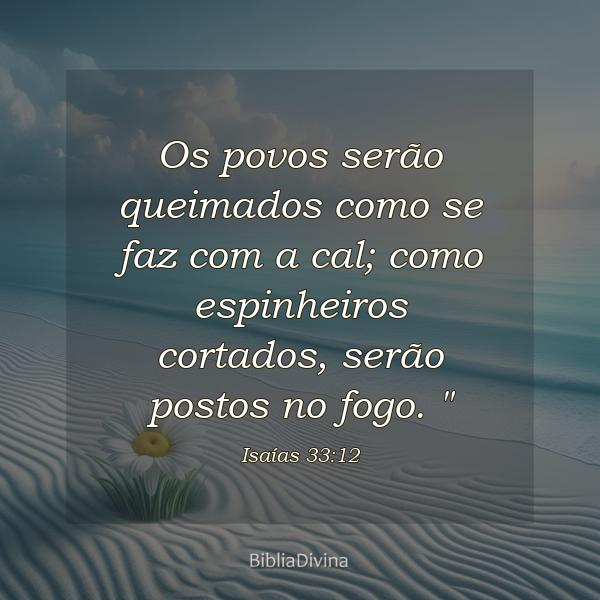 Isaías 33:12