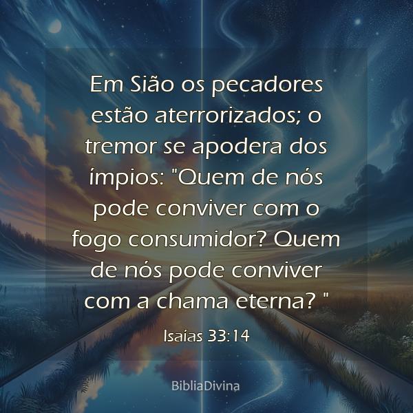 Isaías 33:14