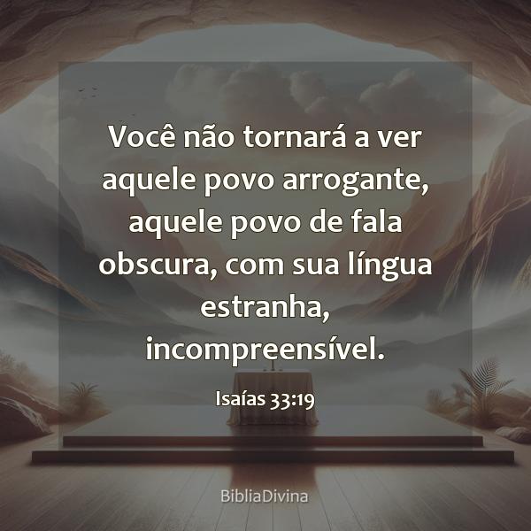 Isaías 33:19