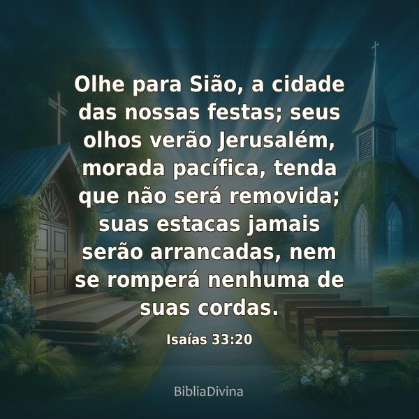 Isaías 33:20