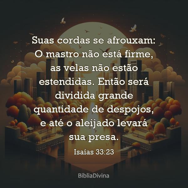 Isaías 33:23