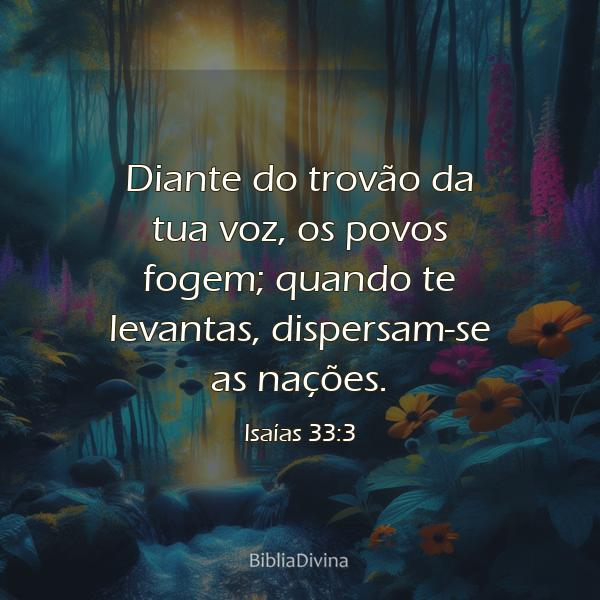 Isaías 33:3