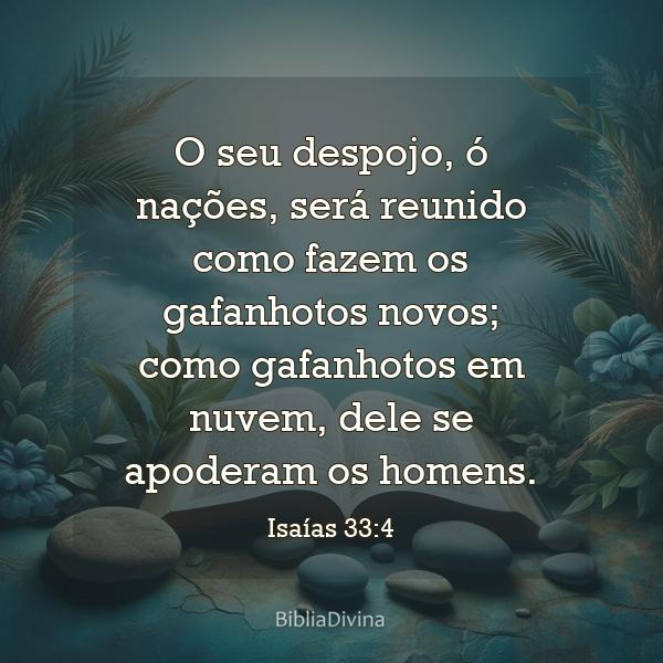 Isaías 33:4