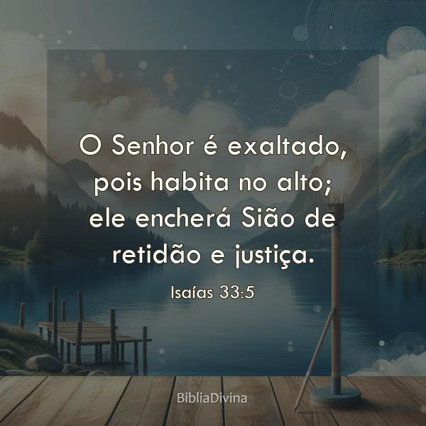 Isaías 33:5