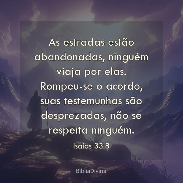 Isaías 33:8